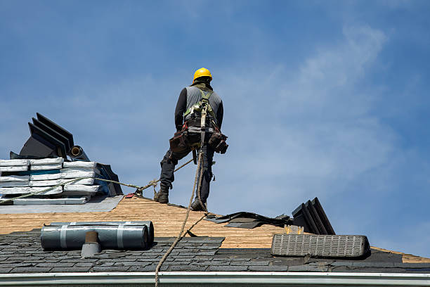Professional Roof Replacement technician working in San Jose, IL